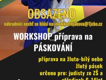 WORKSHOP příprava na PÁSKOVÁNÍ